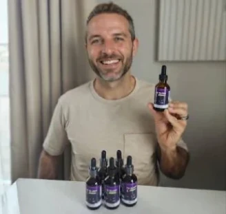 Smiling man in a customer testimonial